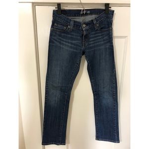 Levi's 504 Tilted Straight Leg Jeans in Dark Wash
